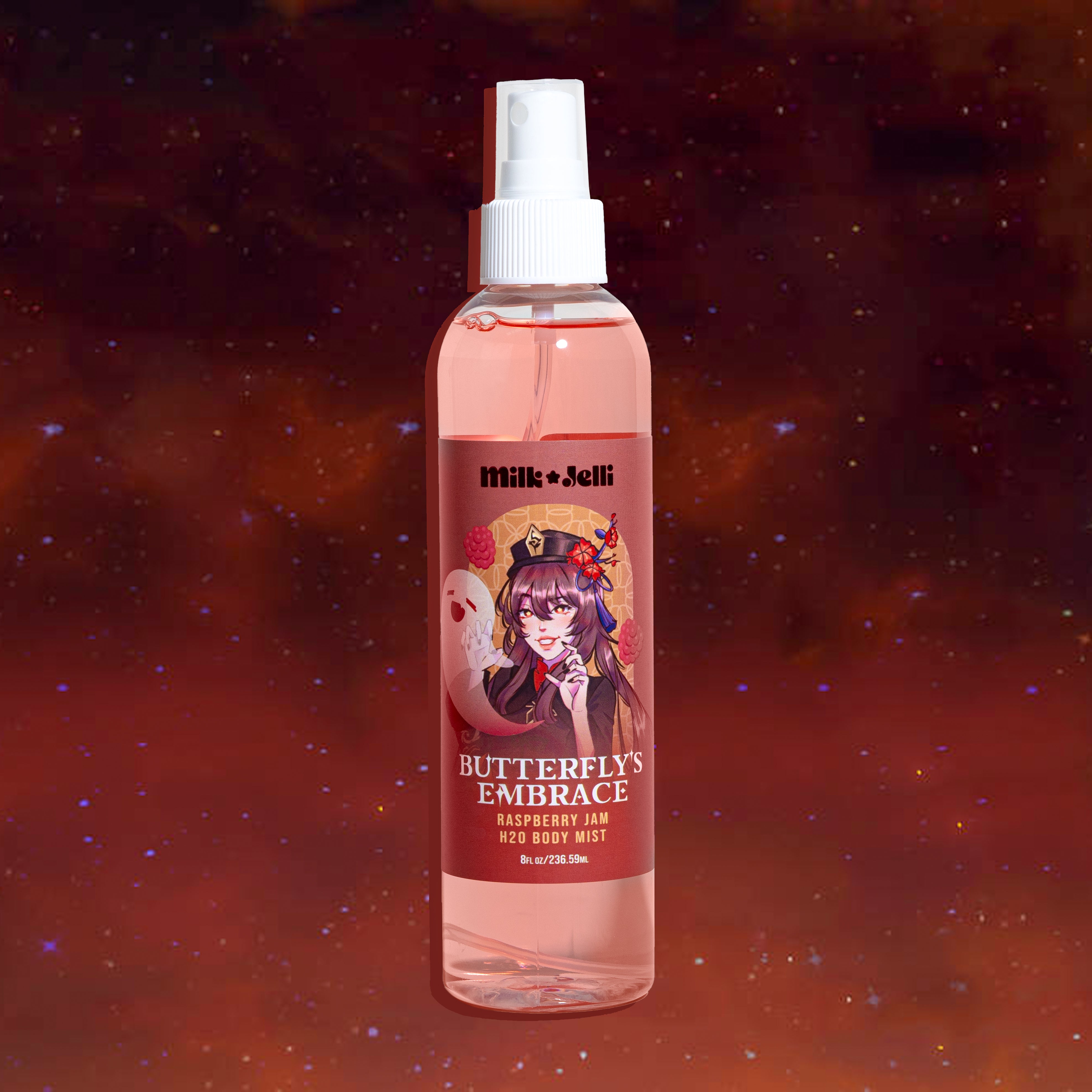 Butterfly's Embrace Raspberry Jam H20 Body Mist – Milk Jelli