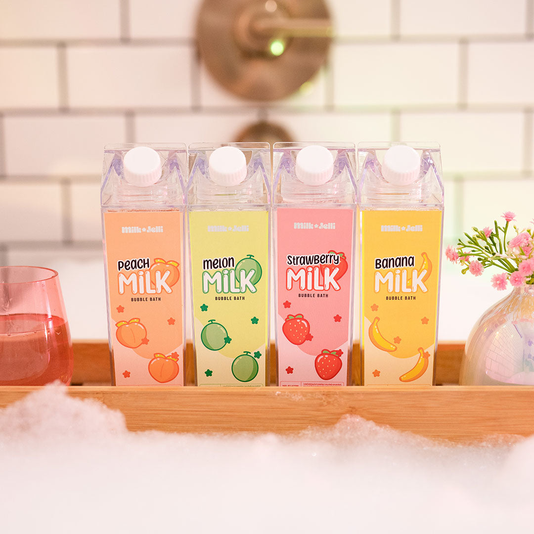 Fruit Milk Bubble Bath Collection Milk Jelli