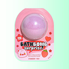 Bath Bomb Surprise! - Strawberry / Piggy