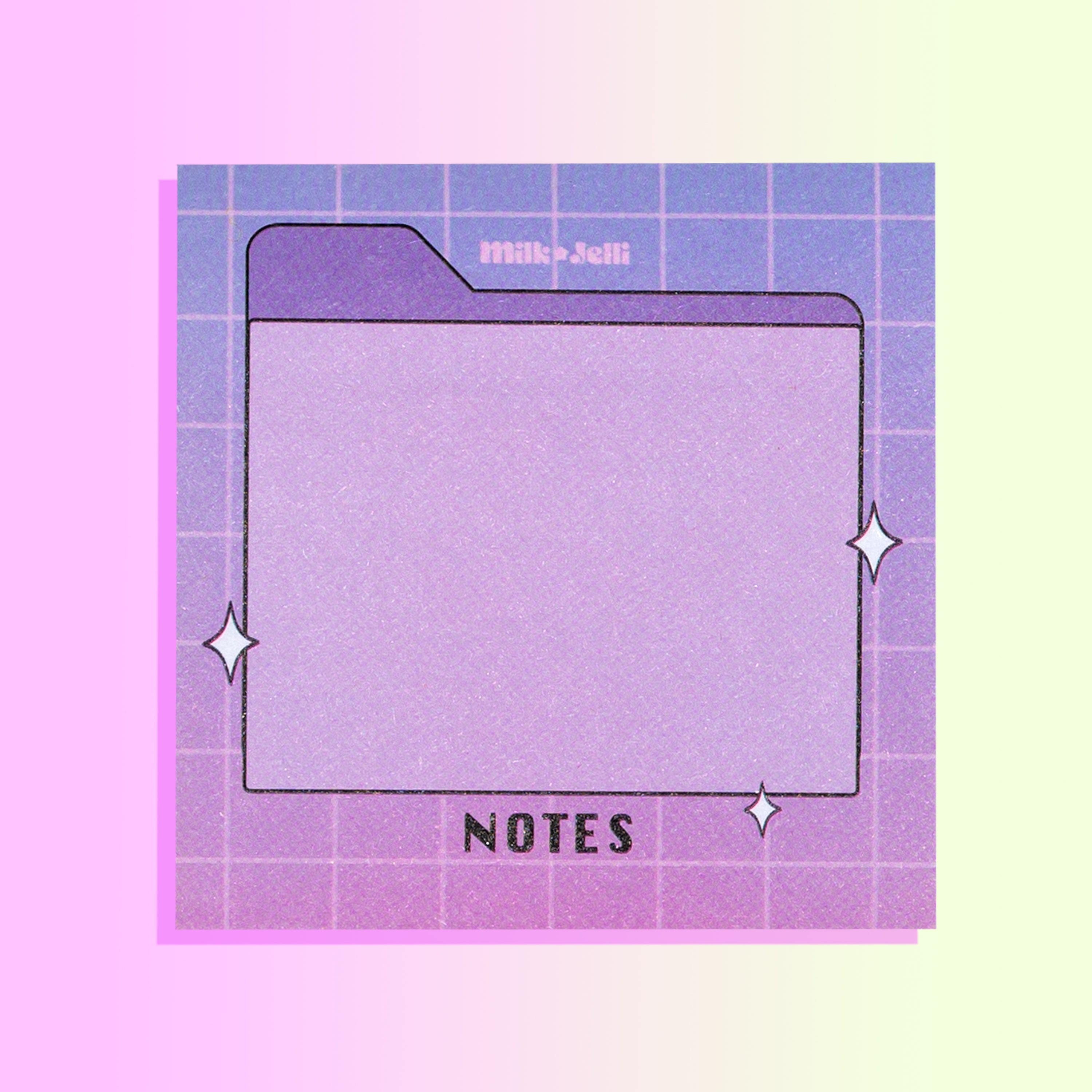 Retro Tech Sticky Notepad