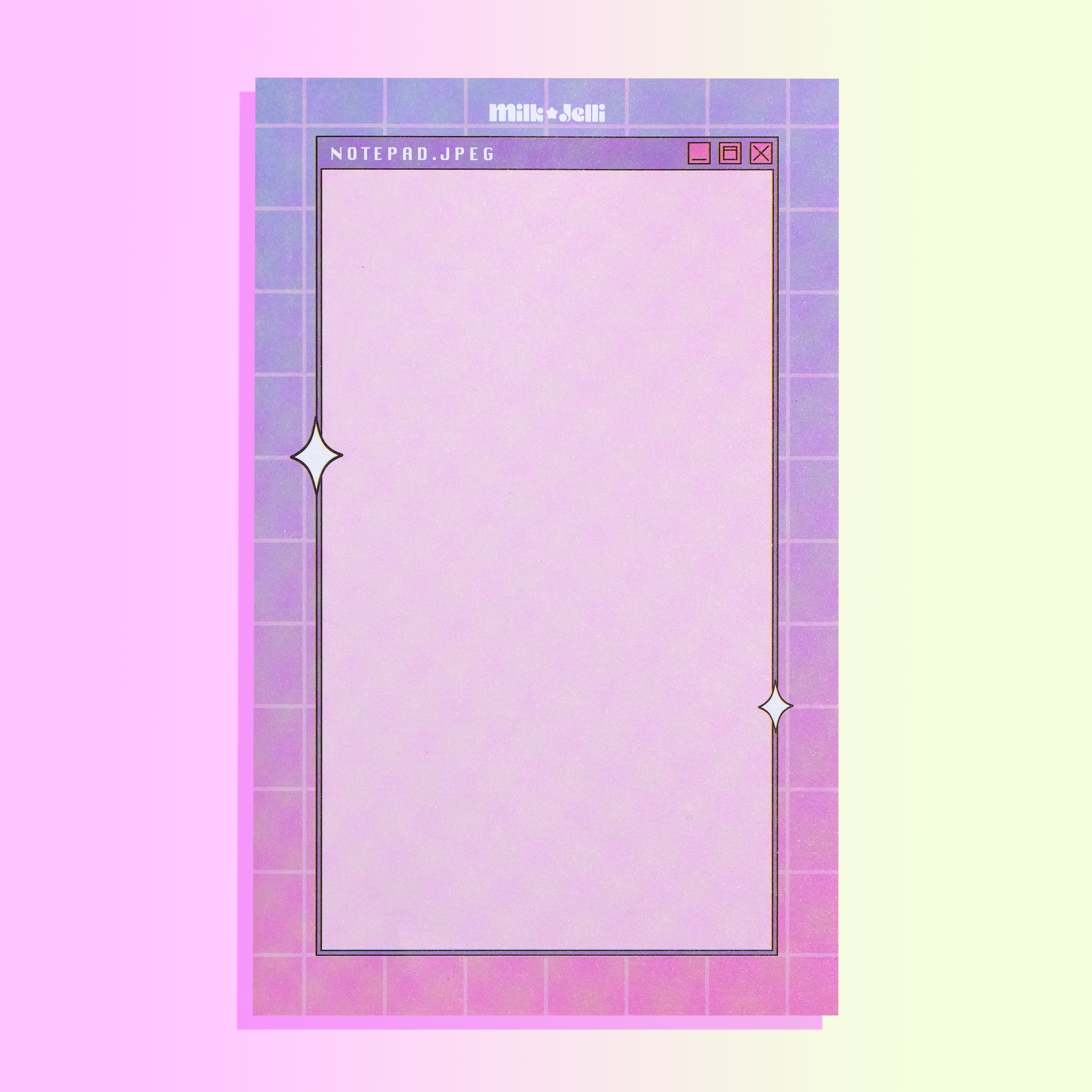 Techm Notepad Retro Tech Medium Legal Notepad – Milk Jelli