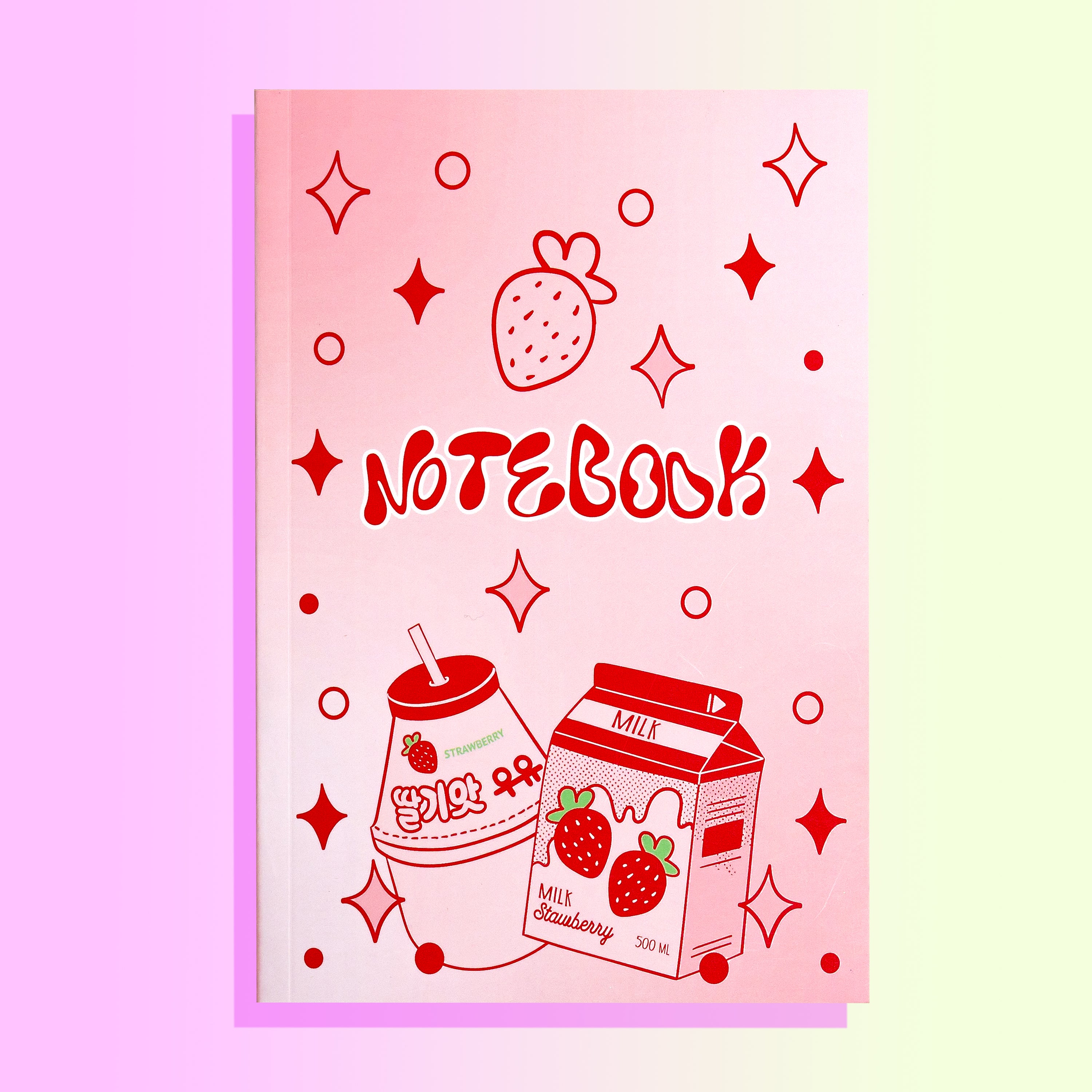 Strawberry Milk Notebook