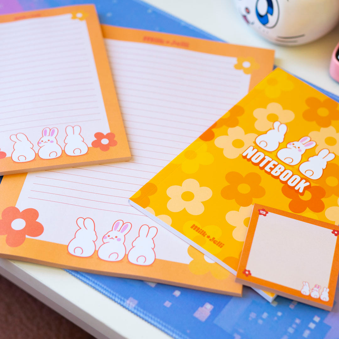 Y2K Bunnies Sticky Notepad