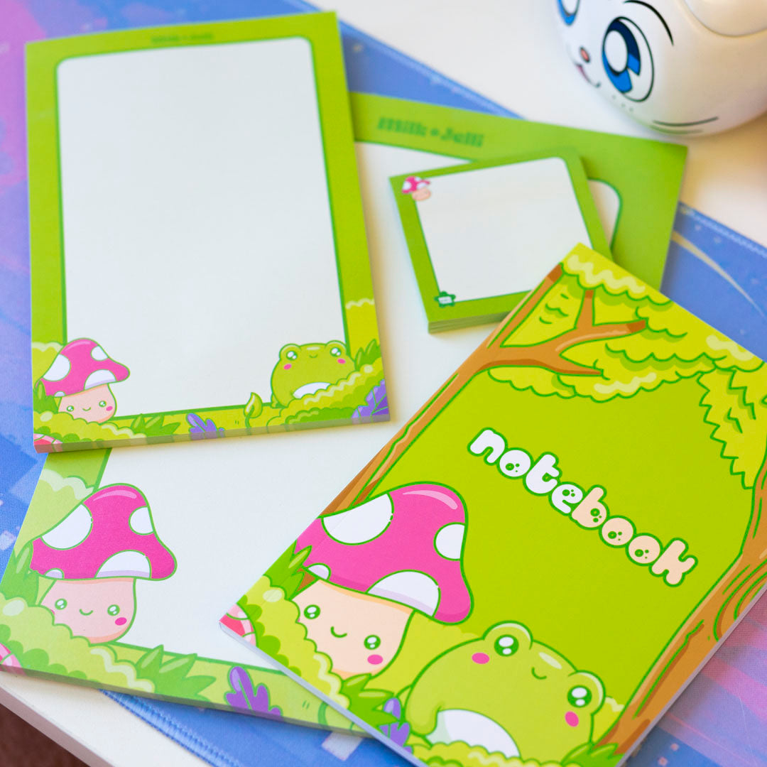 Chibi Forest Medium Legal Notepad – Milk Jelli