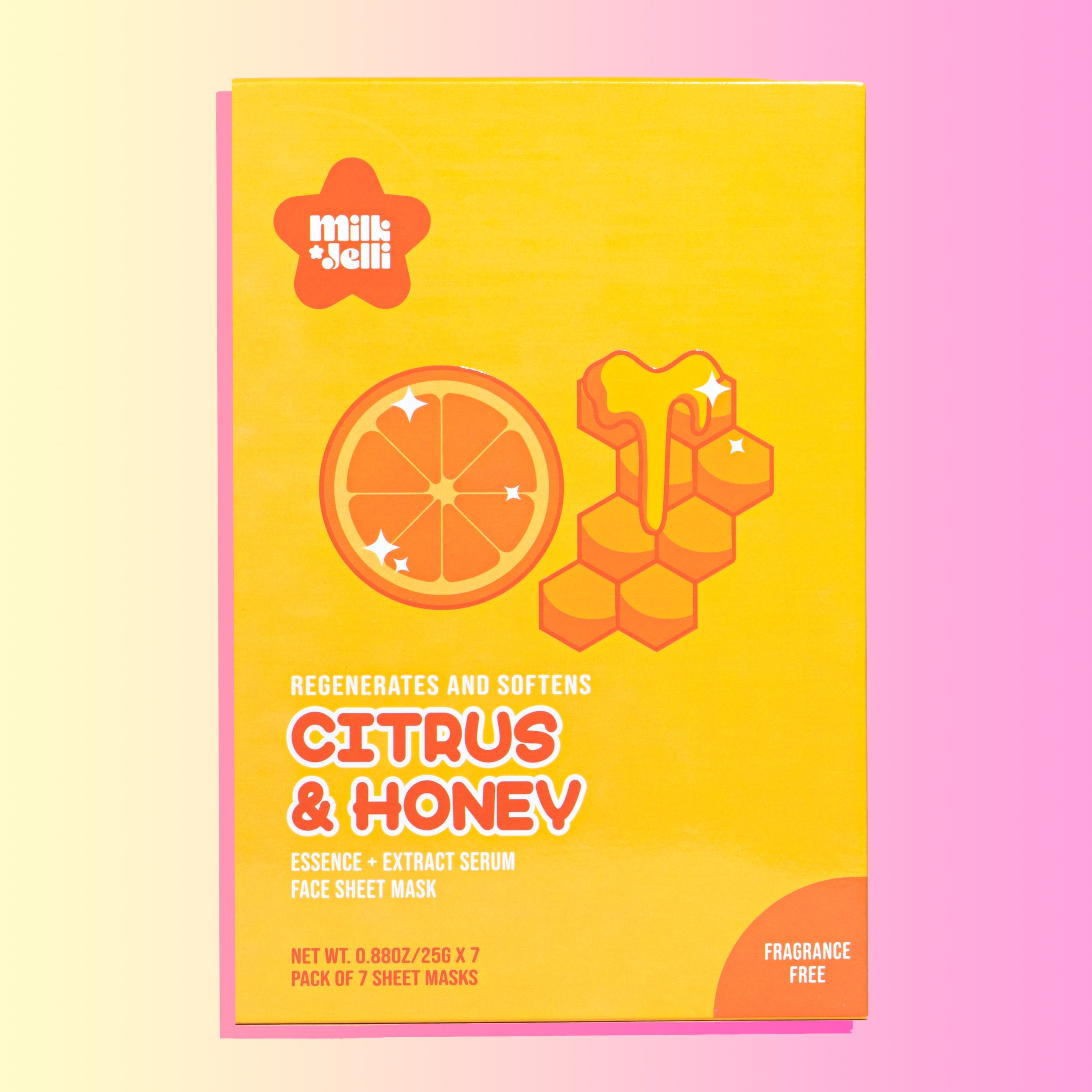 Citrus + Honey Face Mask Box of 7