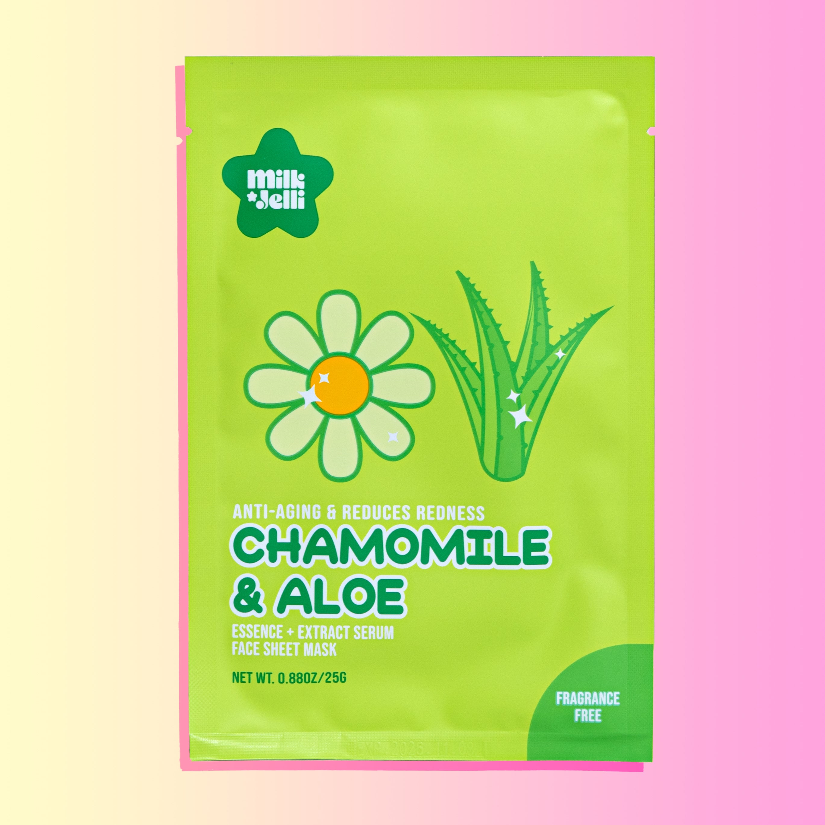 Chamomile + Aloe Face Mask – Milk Jelli