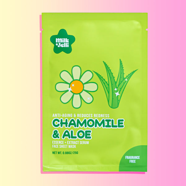 Chamomile + Aloe Face Mask – Milk Jelli