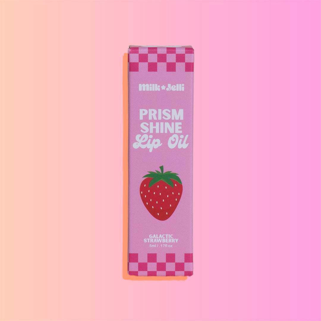 Prism Shine Lip Oil - Galactic Strawberry