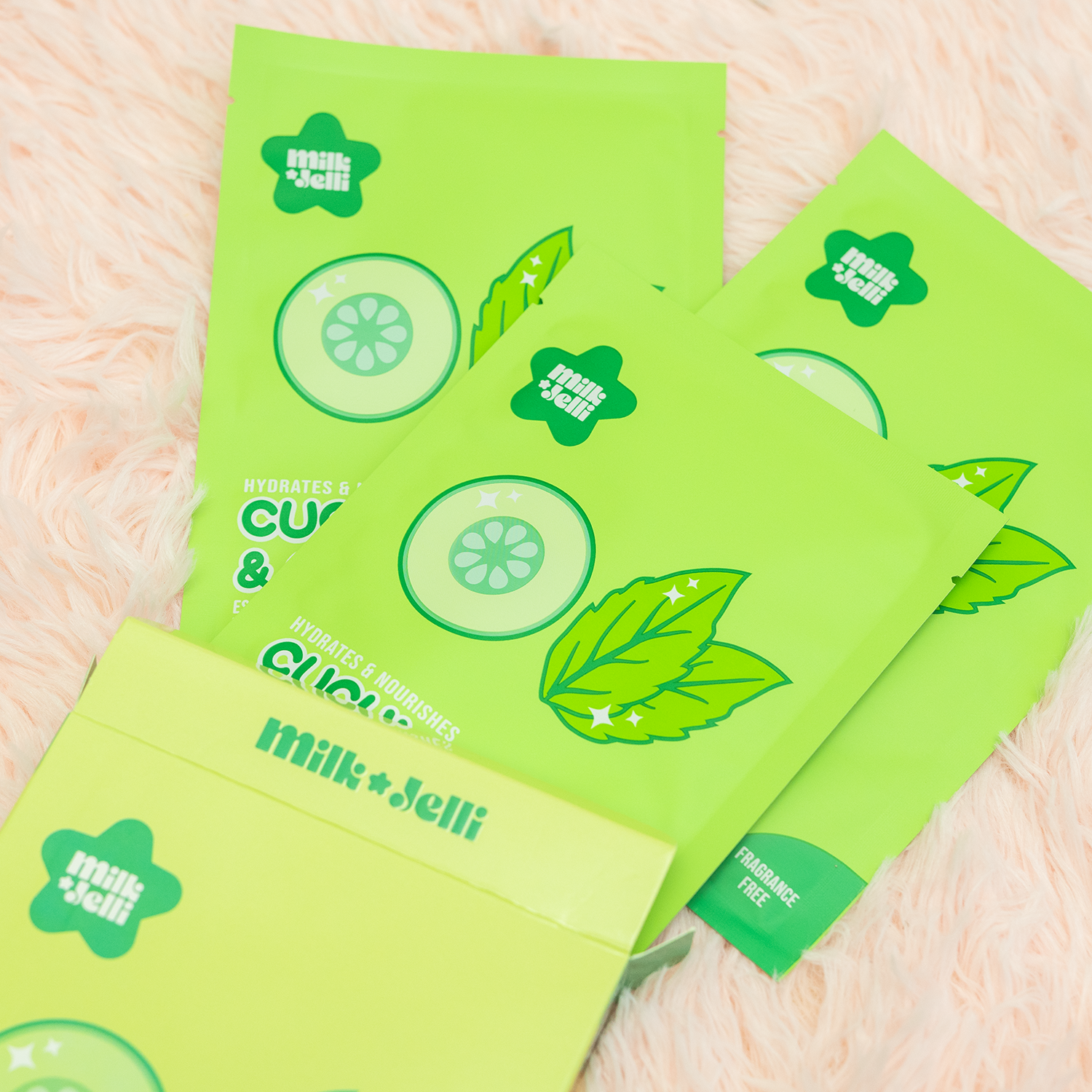 Cucumber + Green Tea Face Mask Box of 7