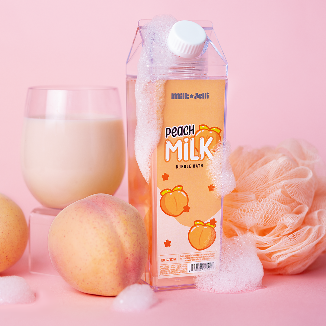 🍑 Peach Milk - Bubble Bath – Milk Jelli 🍑 Peach Milk - Bubble Bath – Milk Jelli