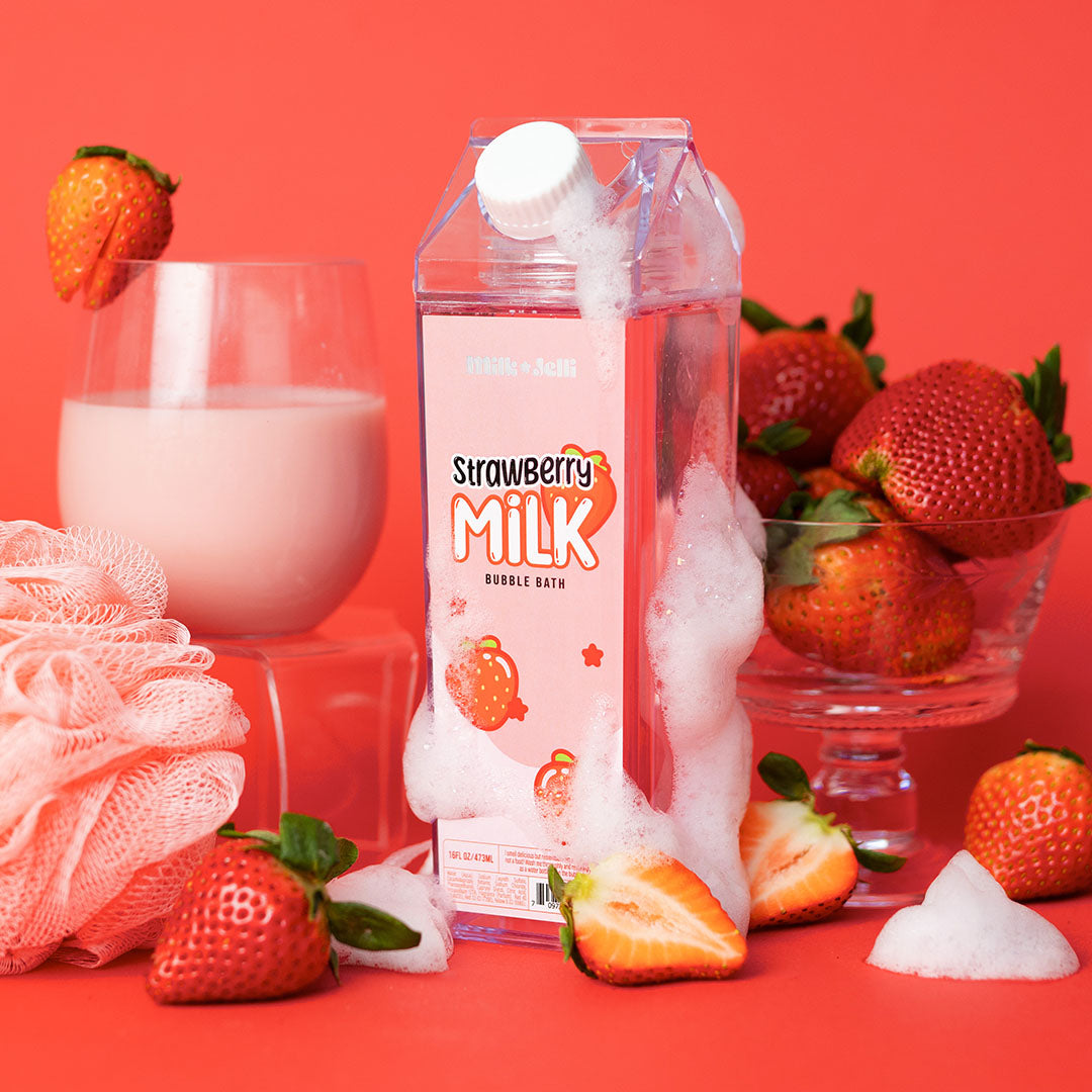 🍓 Strawberry Milk - Bubble Bath
